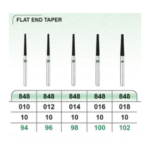 فرز الماسه K.V.H مدل تیپر 848 Flat END Taper - 848, 010